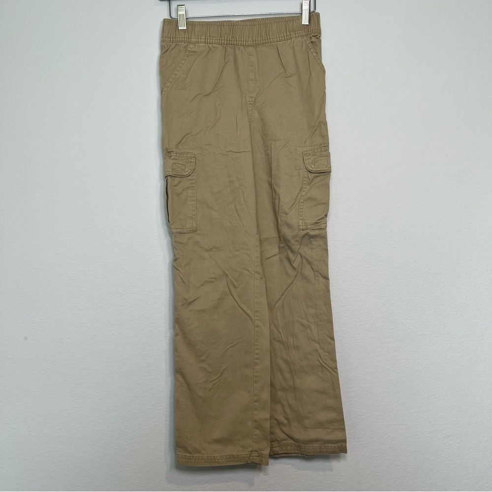 Children's Place  Boys Size 12 Khaki Tan Cargo Pants school uniform